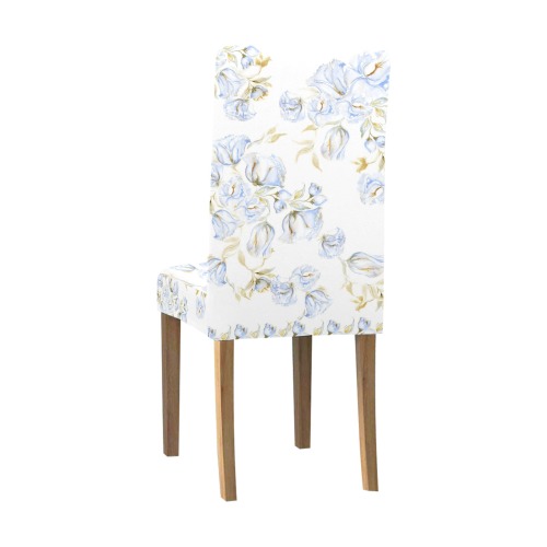 Chinese Peonies 4 Removable Dining Chair Cover