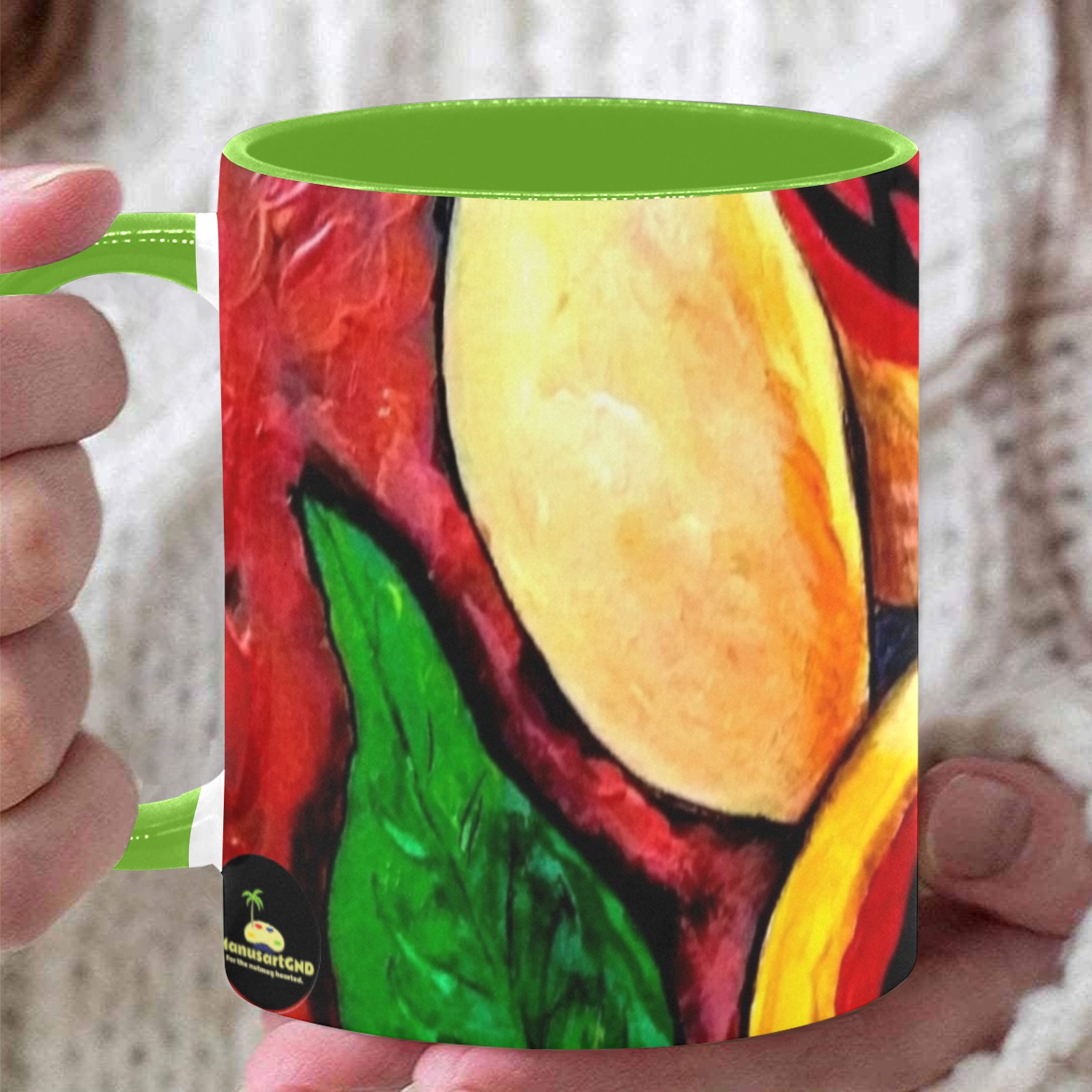 manusartgnd Custom Inner Color Mug (11oz)
