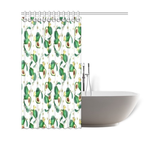 avocado Shower Curtain 69"x70"