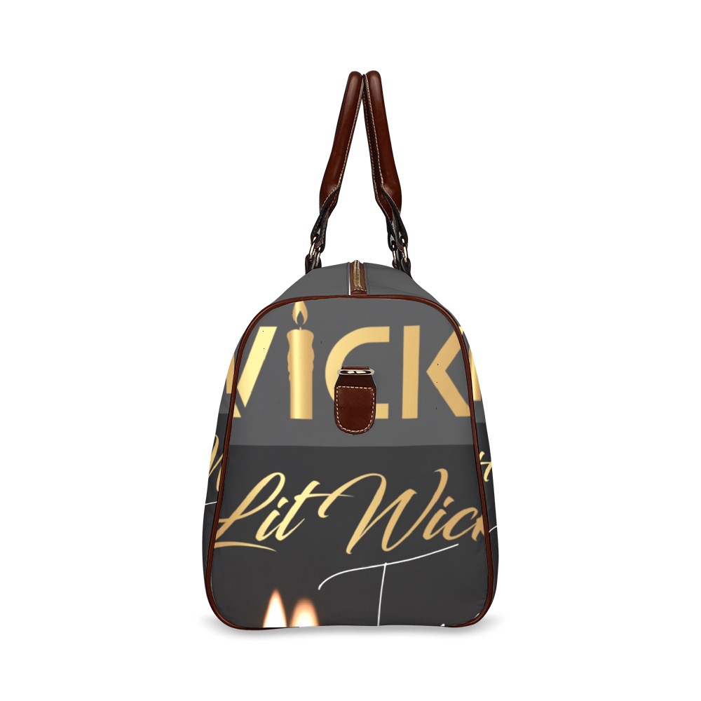 Lit Wicks Bag corrected Waterproof Travel Bag/Large (Model 1639)