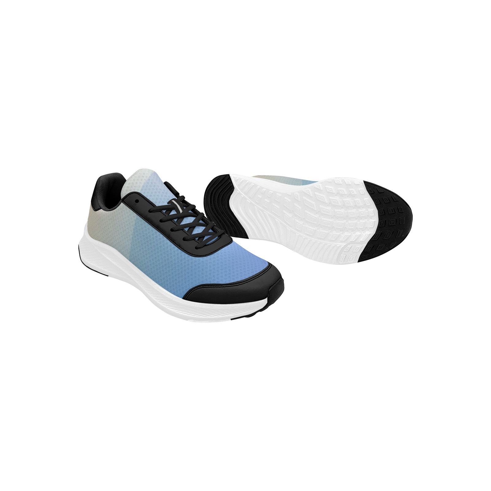 sweetLOWBlue sporty Men's Mudguard Running Shoes (Model 10092)