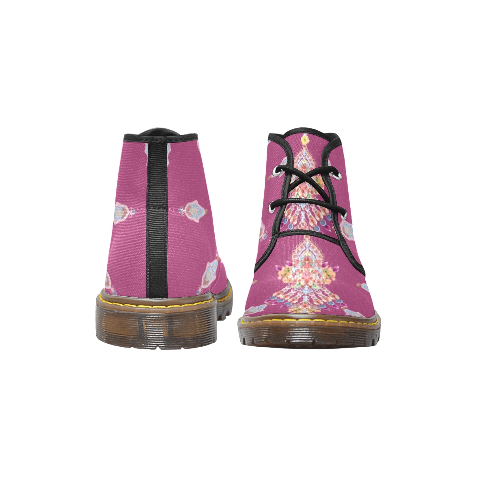 BLEUETS 7 Women's Canvas Chukka Boots (Model 2402-1)