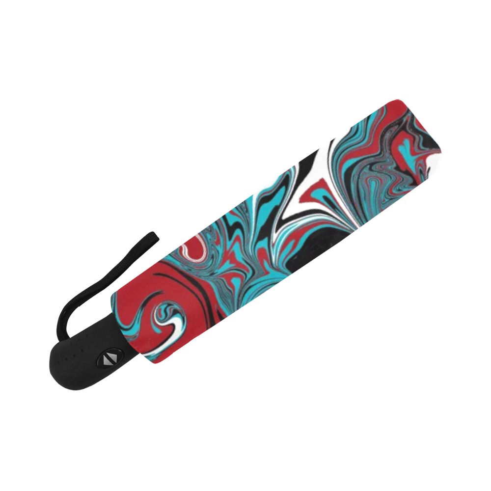 Dark Wave of Colors Anti-UV Auto-Foldable Umbrella (U09) | ID: D6981379
