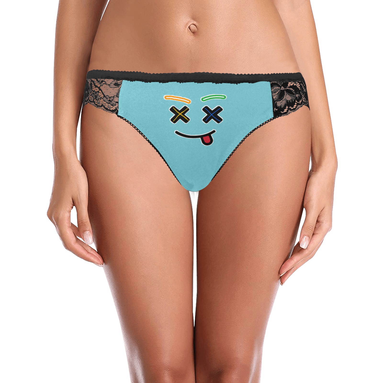 Miss Blue Women's Lace Panty (Model L41)