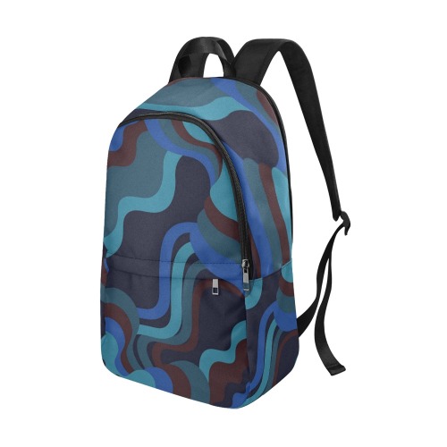 RR Wave Stack Fabric Backpack for Adult (Model 1659)