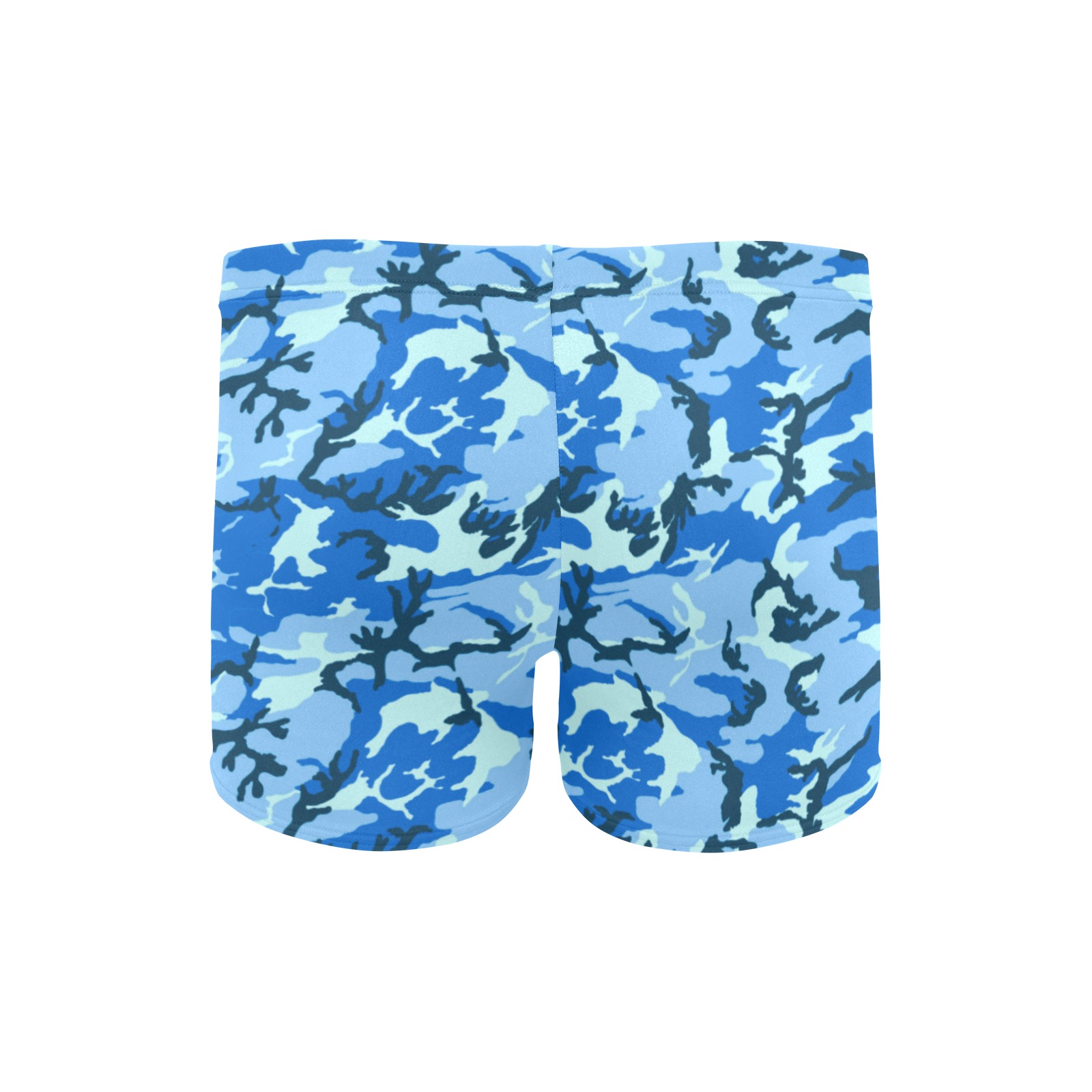 Woodland Blue Camouflage Men's Swimming Trunks (Model L60)