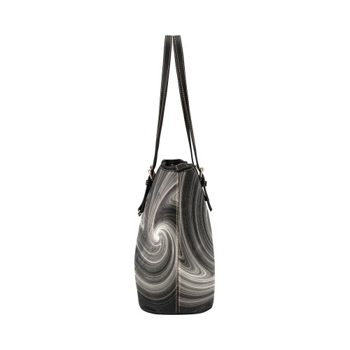 Swirl Leather Tote Bag/Small (Model 1651)