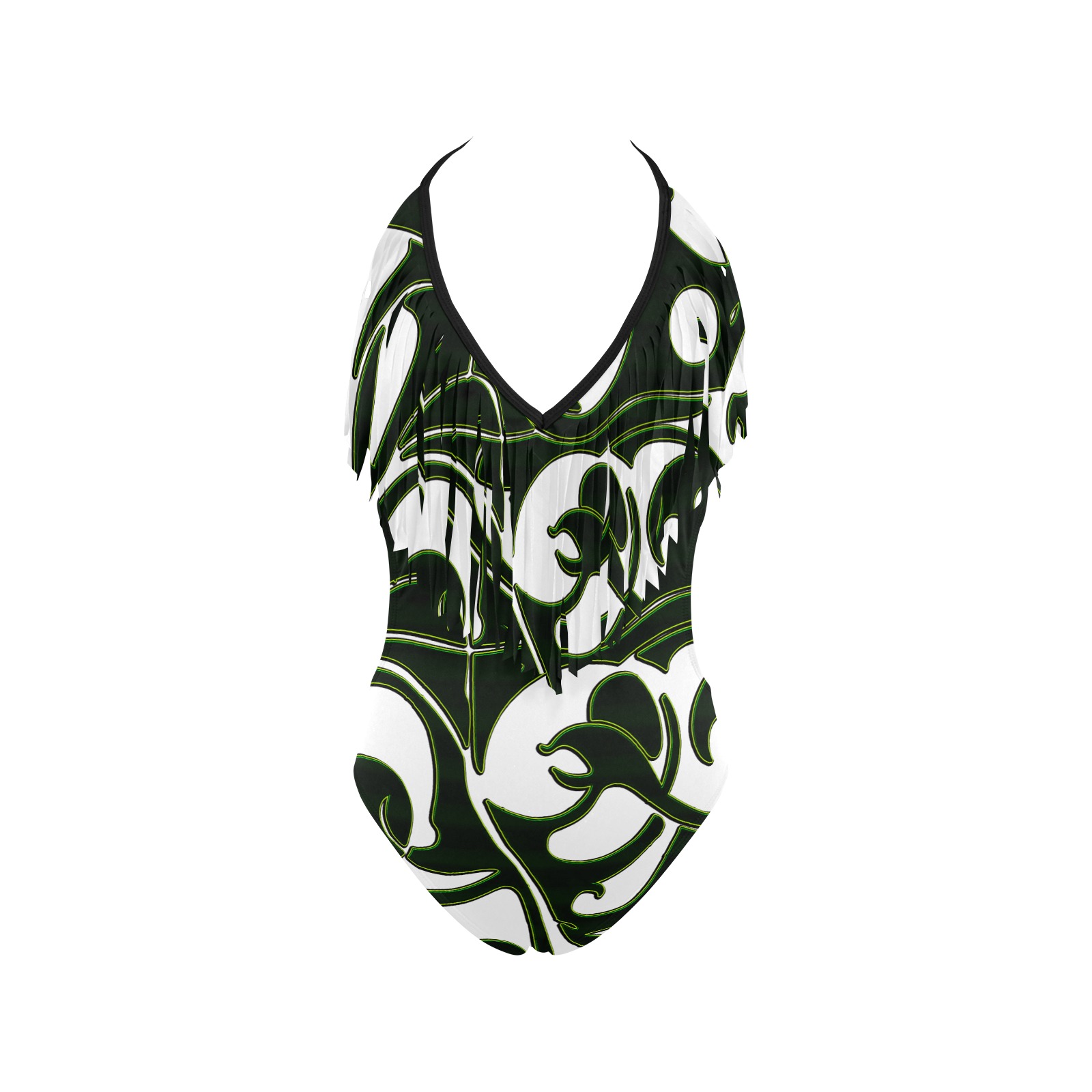 Celtic 4 Women's Fringe Swimsuit (Model S32)
