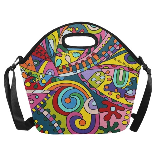 Recycle Neoprene Lunch Bag/Large (Model 1669)