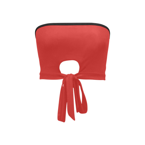 RED Women's Tie Bandeau Top (Model T66)