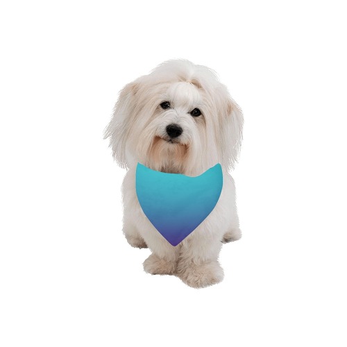 blu mau Pet Dog Bandana/Large Size