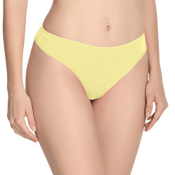 YELLOW Women's All Over Print Thongs (Model L30)