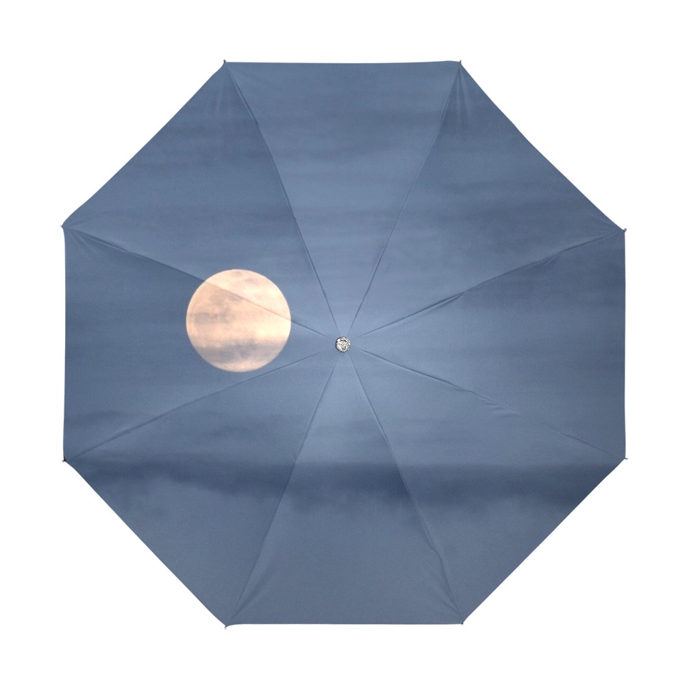 Moon waves Anti-UV Foldable Umbrella (U08)