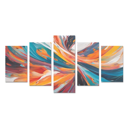 Elegant Abstract Design Canvas Print Sets C (No Frame)