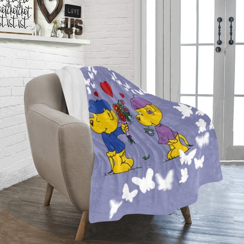 Ferald and Sahsha Ferret Ultra-Soft Micro Fleece Blanket 40"x50"