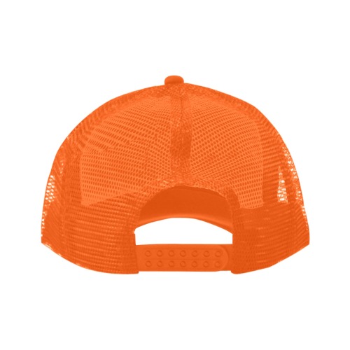 Overcomer Big Text Hat Orange Trucker Trucker Hat
