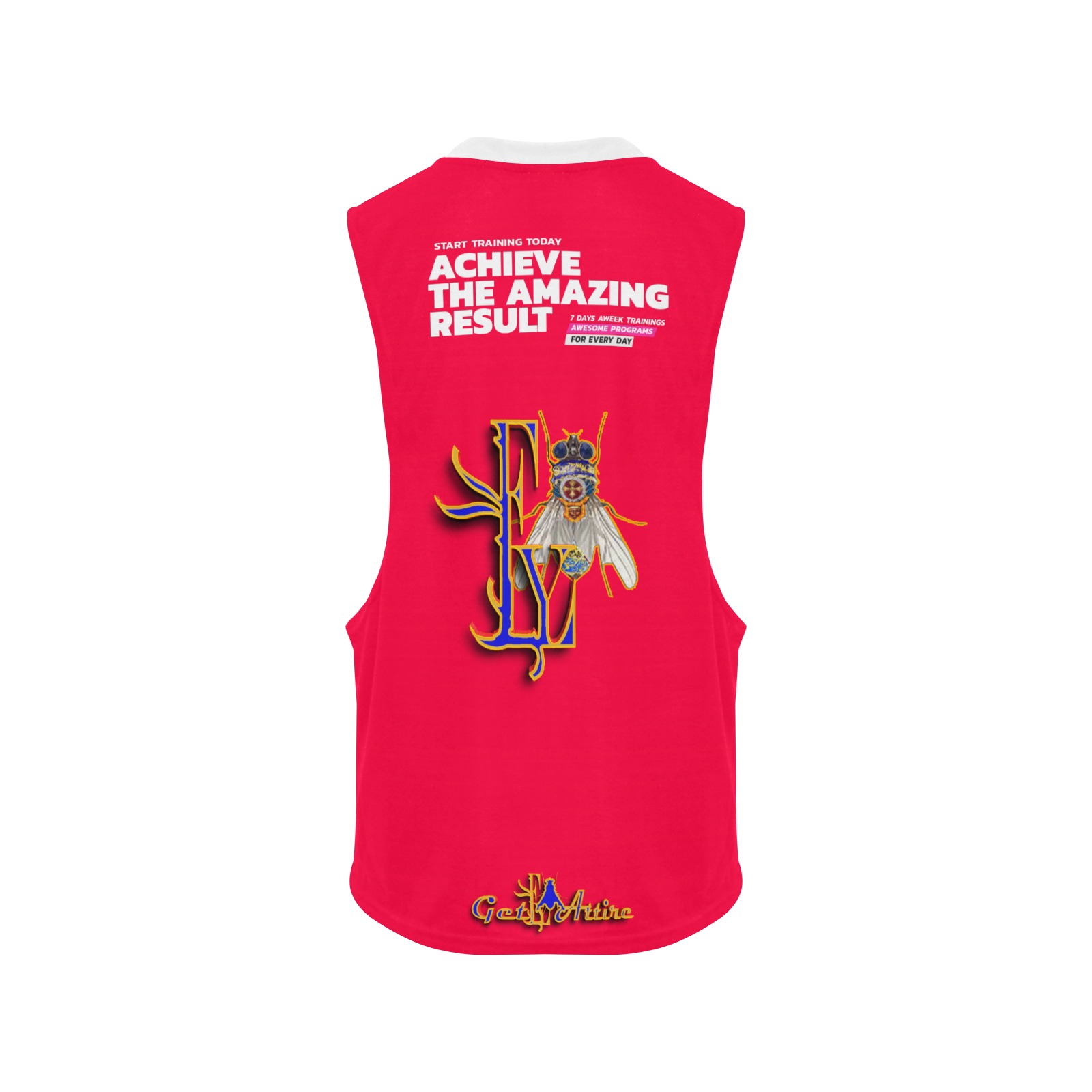 Achieve the Amazing Result Collectable Fly Men's Open Sides Workout Tank Top (Model T72)