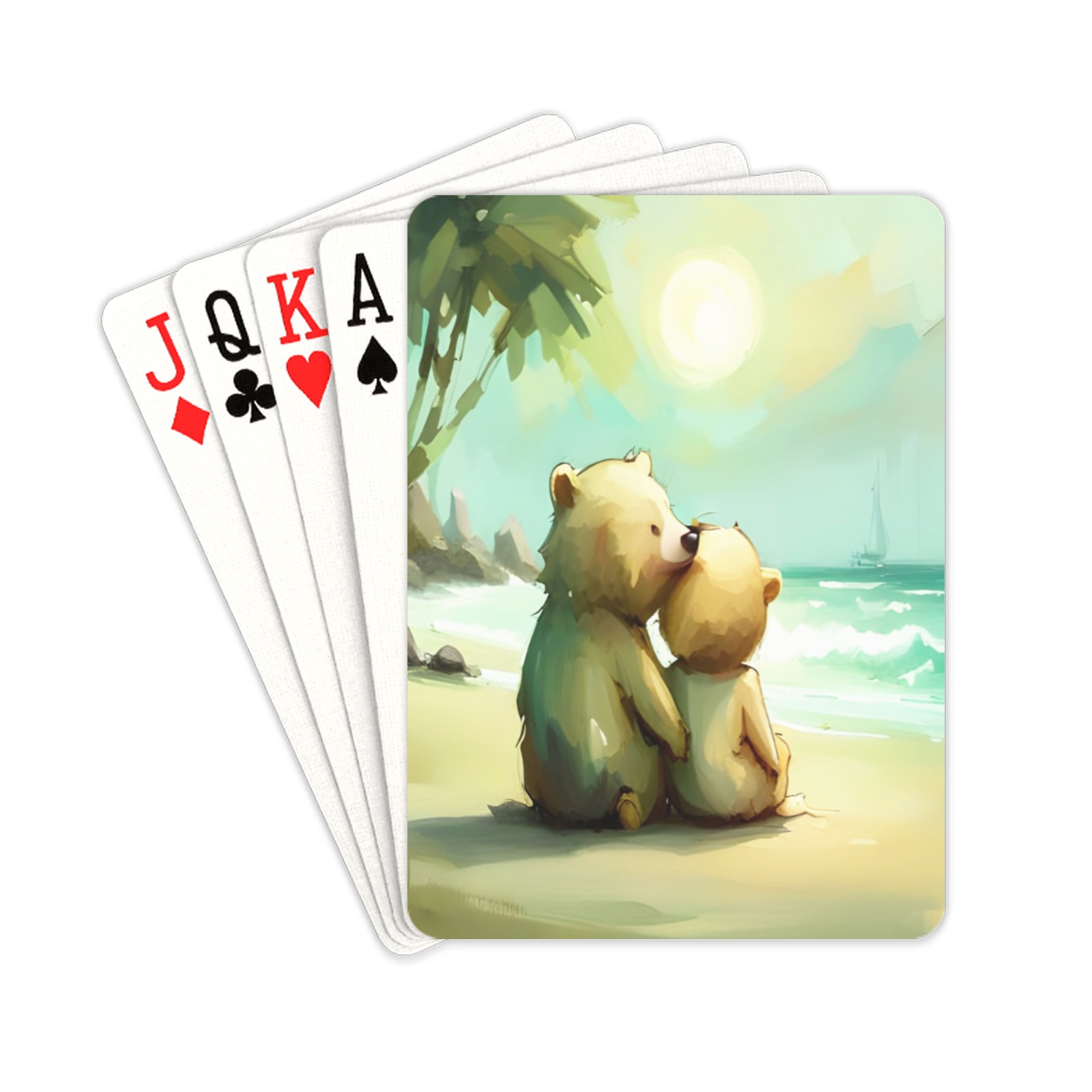 Little Bears 7 Playing Cards 2.5"x3.5"