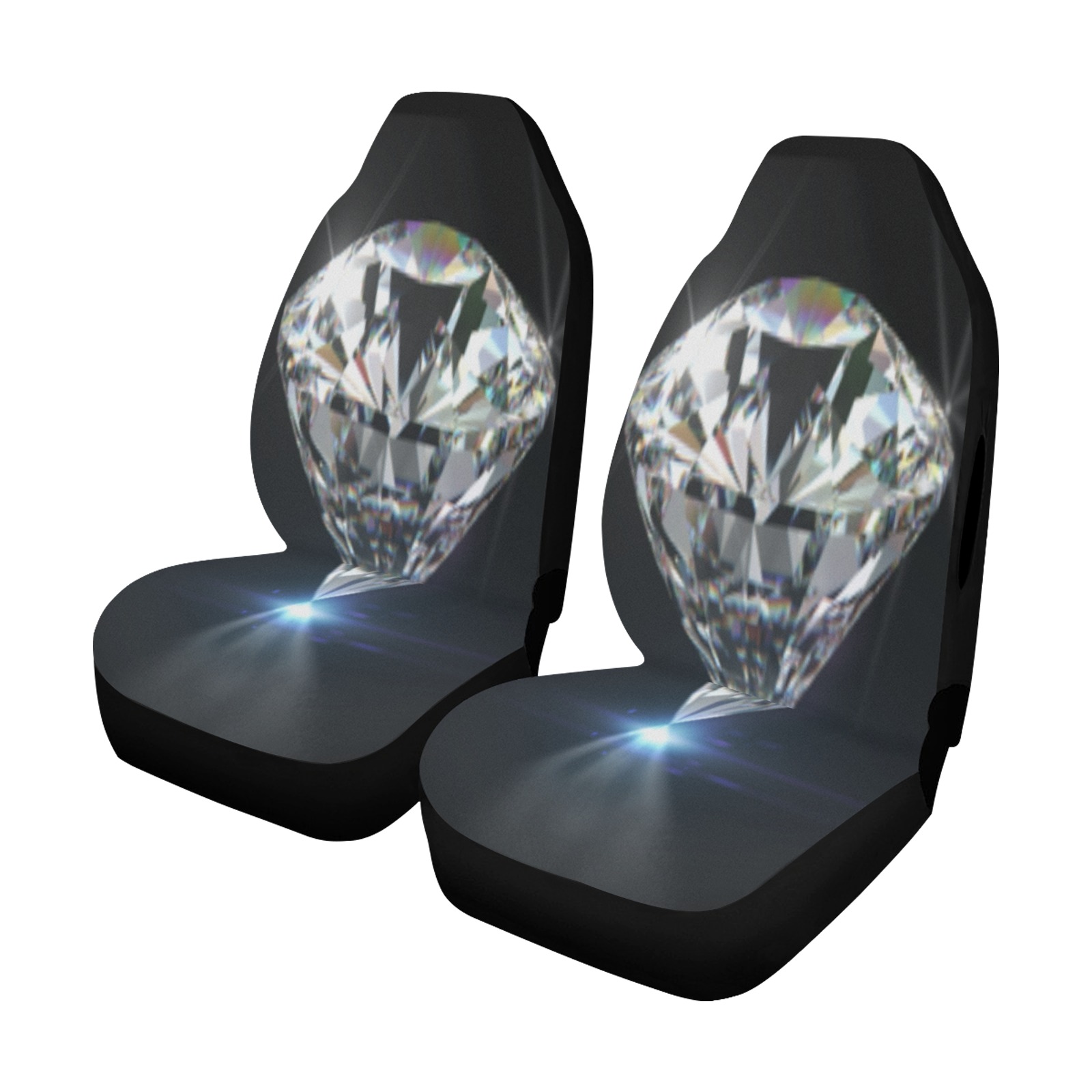 diamond Car Seat Cover Airbag Compatible (Set of 2)