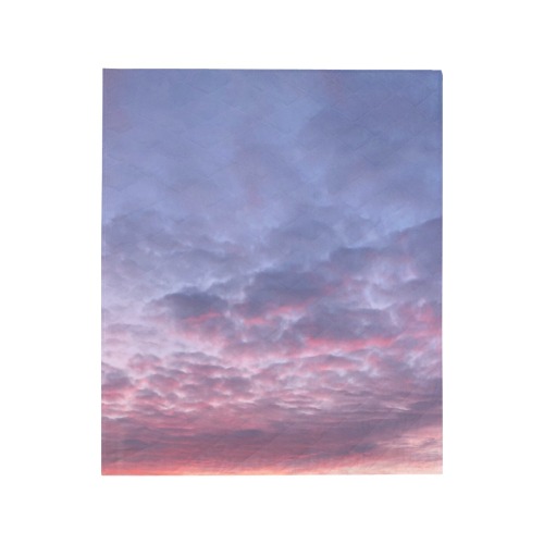 Morning Purple Sunrise Collection Quilt 50"x60"