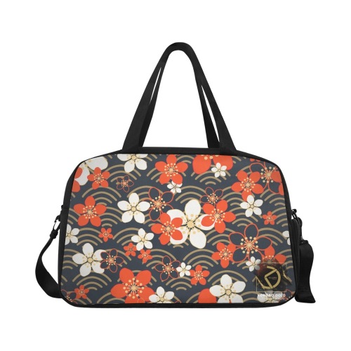 Bolso Gym - Hanakotoba Flores japonesas Fitness Handbag (Model 1671)