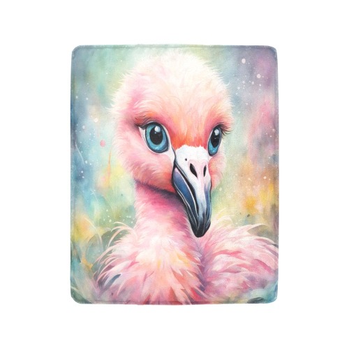 Rainbow Birds Flamingo 3 Ultra-Soft Micro Fleece Blanket 40"x50"