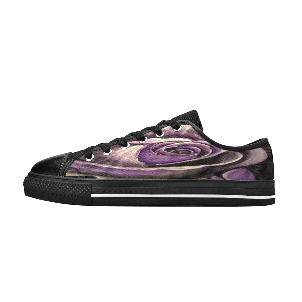 Purple Rose Women's Classic Canvas Shoes (Model 018)