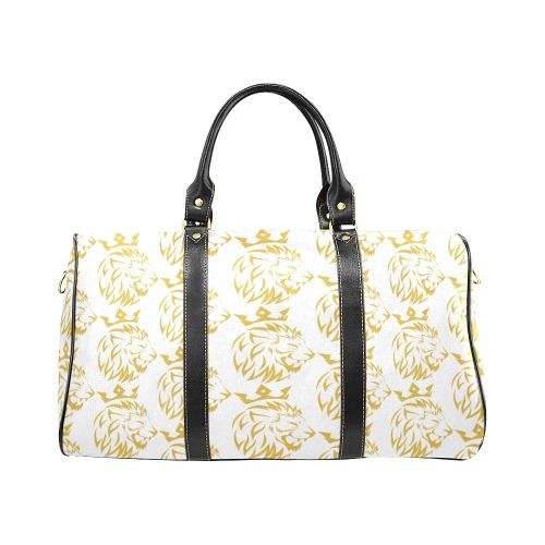 Freeman Empire Leather Duffle Bag (White) New Waterproof Travel Bag/Large (Model 1639)