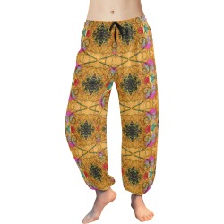 Vintage Women's All Over Print Harem Pants (Model L18)