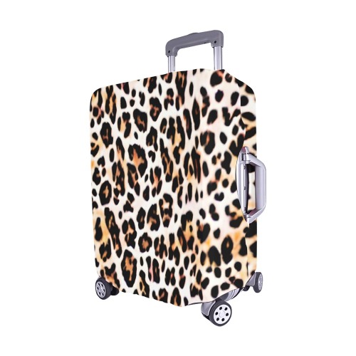 gold leopard Luggage Cover/Medium 22"-25"