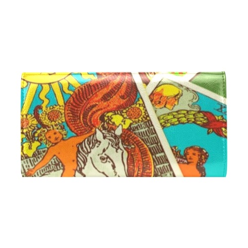 Tarot Cards Women's Flap Wallet (Model 1707)