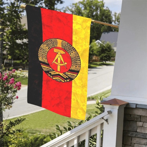 East Germany DDR by Nico Bielow Garden Flag 36''x60'' (Two Sides Printing)