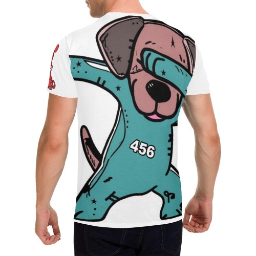 Dog Game German/ squid game by Nico Bielow All Over Print T-Shirt for Men (USA Size) (Model T40)