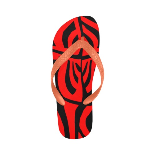 aaa red b Flip Flops for Men/Women (Model 040)