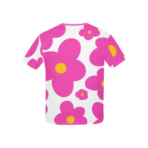 Big Pink Daisies Kids' All Over Print T-shirt (USA Size) (Model T40)
