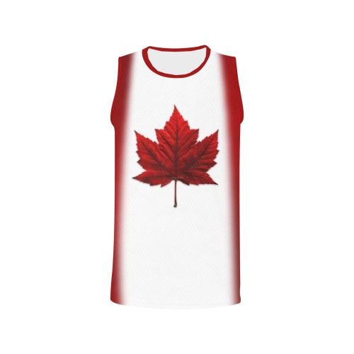 Canada Day Flag Jersey All Over Print Basketball Jersey