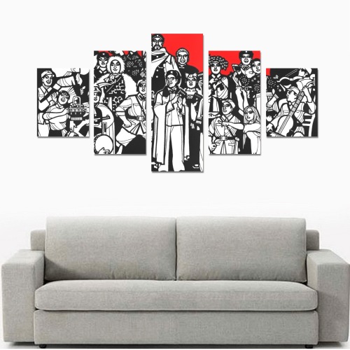 The Inception of the Great Proletarian Cultural Revolution Canvas Print Sets B (No Frame)