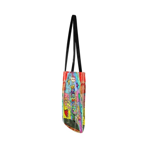 Schiefe Ebene Theater Pop Art by Nico Bielow Reusable Shopping Bag Model 1660 (Two sides)