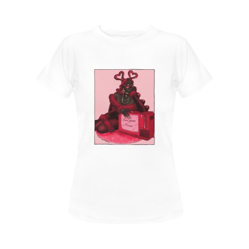 Happy Valentine’s Day Women's T-Shirt in USA Size (Front Printing Only)