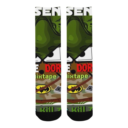 esk zombies sox Men's Custom Socks