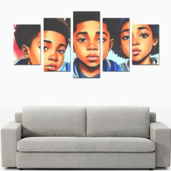 KIDS IN AMERICA 3 Canvas Print Sets D (No Frame)