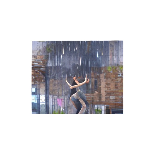 dancing_in_the_rain_TradingCard 120-Piece Wooden Photo Puzzles
