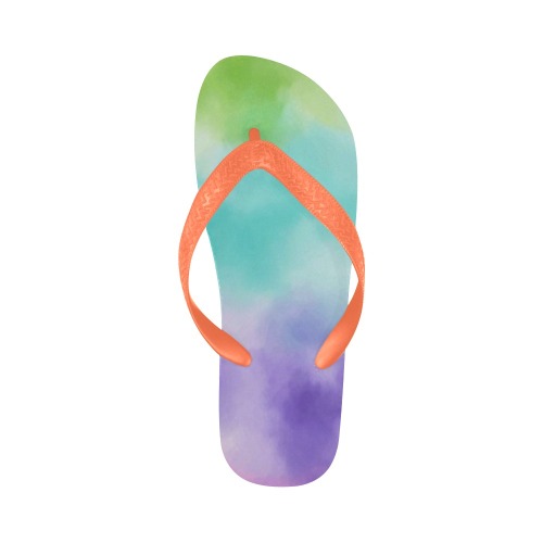 chancletas unisex diseño manchado Flip Flops for Men/Women (Model 040)