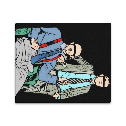 Suit and Tie by Fetishworld Frame Canvas Print 20"x24"
