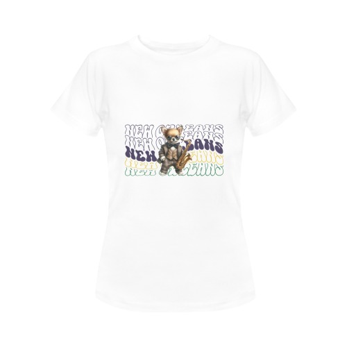 Jazz Chihuahua New Orleans Women's T-Shirt in USA Size (Front Printing Only)
