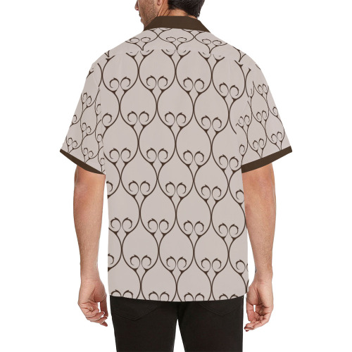 Arabic ornate patterns Hawaiian Shirt (Model T58)