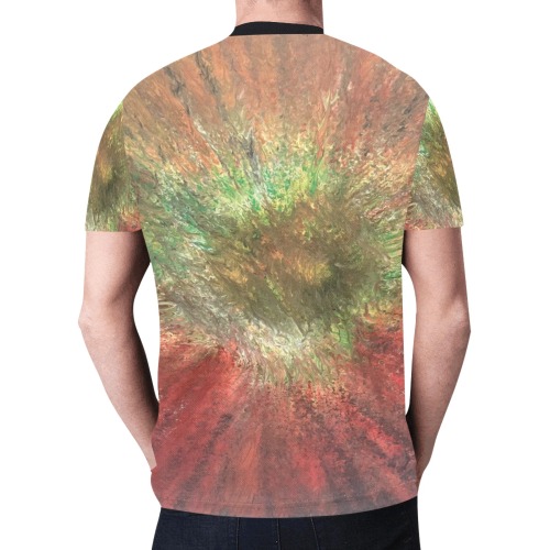 planet exploding New All Over Print T-shirt for Men (Model T45)