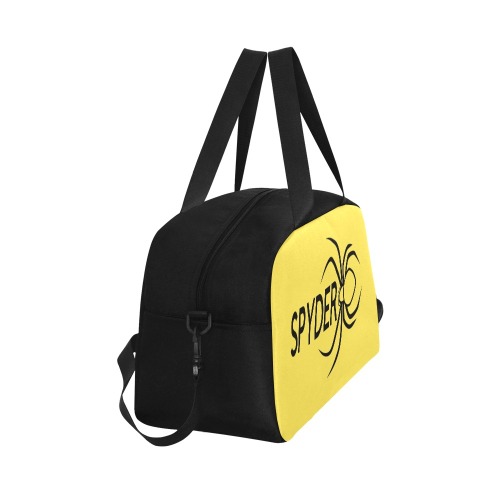 Bright Yellow Spyder Small Travel Bag Fitness Handbag (Model 1671)