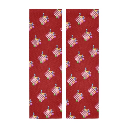 BINGO Game Card Pattern / Red Door Curtain Tapestry