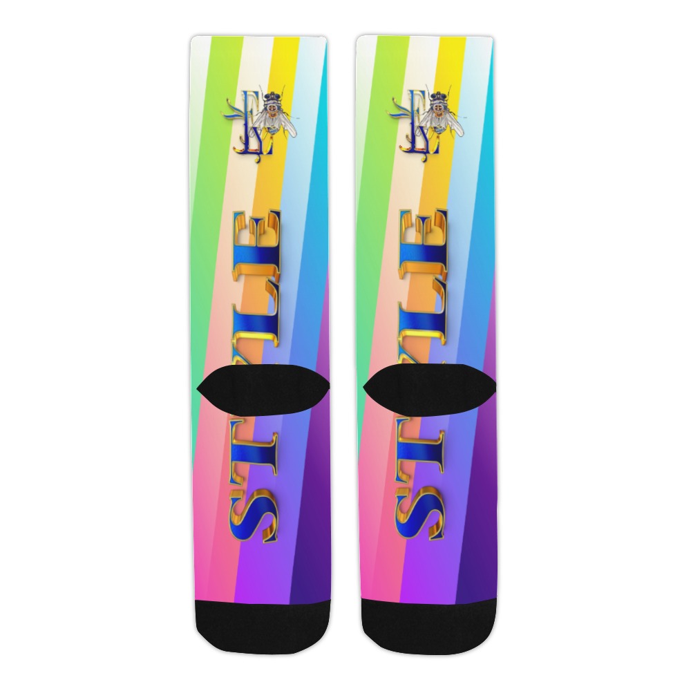 Colorful Collectable Fly Trouser Socks